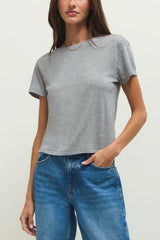 Z Supply Tourist Tee in Classic Heather Grey