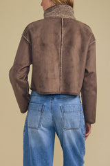 Velvet Esme Reversible Jacket in Faded Coco