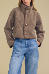 Velvet Esme Reversible Jacket in Faded Coco