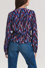 Velvet Estella Blouse in Multi - Viva Diva Boutique