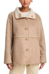 Velvet Reversible Shona Jacket in Sand