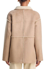 Velvet Reversible Shona Jacket in Sand