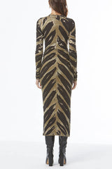 YFB  Dax Dress in Black Savannah Wash