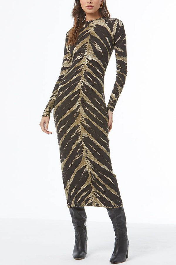 YFB  Dax Dress in Black Savannah Wash