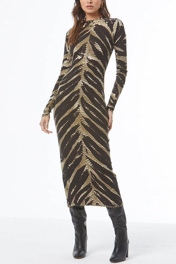YFB  Dax Dress in Black Savannah Wash