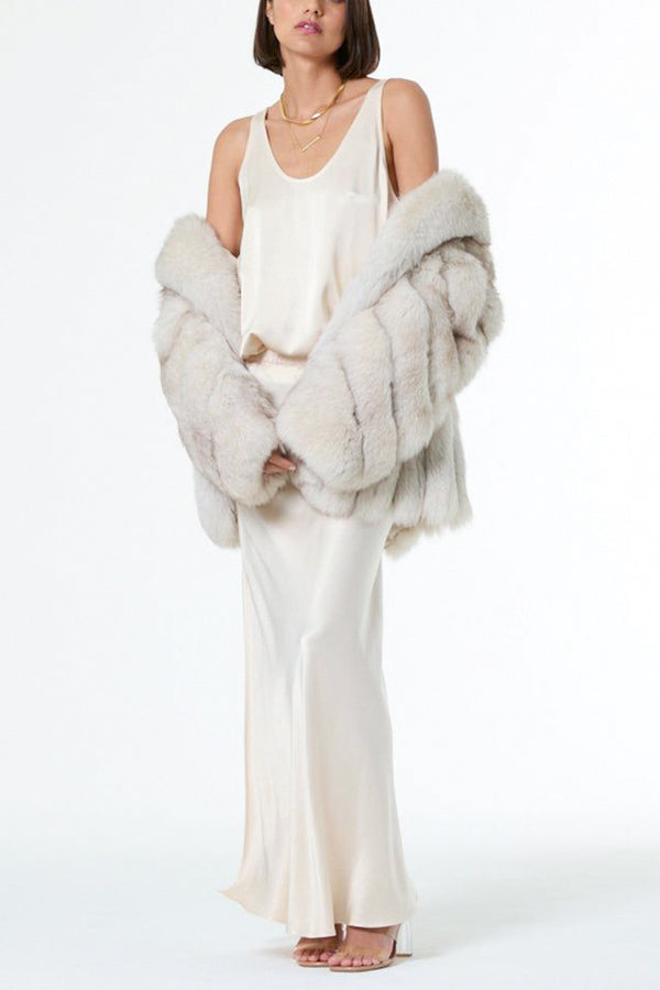 YFB Flossie Maxi Skirt in Oyster