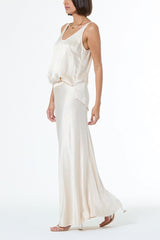 YFB Flossie Maxi Skirt in Oyster