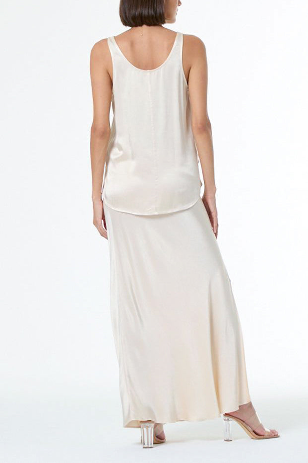 YFB Flossie Maxi Skirt in Oyster