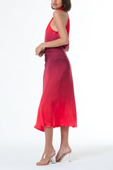 YFB Rory Halter Top in Dark Ruby Ombre - Viva Diva Boutique