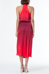 YFB Rory Halter Top in Dark Ruby Ombre - Viva Diva Boutique