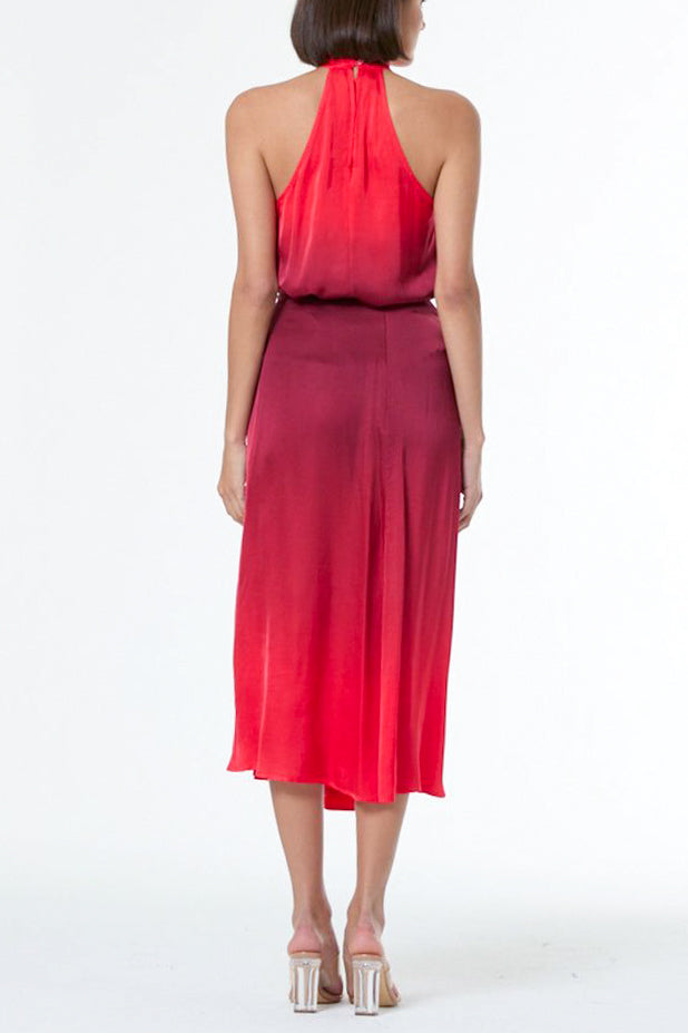 YFB Rory Halter Top in Dark Ruby Ombre - Viva Diva Boutique