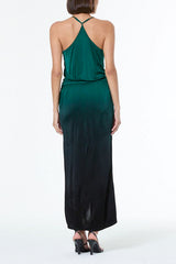 YFB Siren Jersey Slip Dress in Rainforest Black Ombré