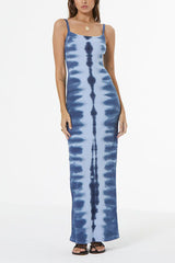 YFB Tonya Maxi Dress in Aviator Blue - Viva Diva Boutique