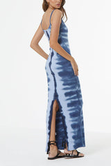 YFB Tonya Maxi Dress in Aviator Blue - Viva Diva Boutique