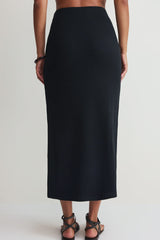 Z Supply Ainslie Midi Skirt in Black - Viva Diva Boutique