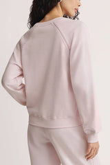 Z Supply All Around Sweatshirt in Washed Pink - Viva Diva Boutique