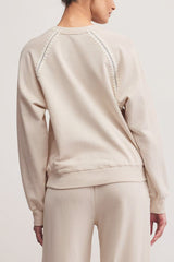 Z Supply All Round Sweatshirt in Crystal - Viva Diva Boutique