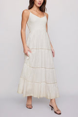 Z Supply Behati Eyelet Midi Dress in White