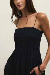 Z Supply Cornelia Poplin Dress in Black