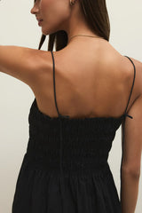 Z Supply Cornelia Poplin Dress in Black