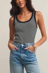 Z Supply Elin Striped Tank - Viva Diva Boutique