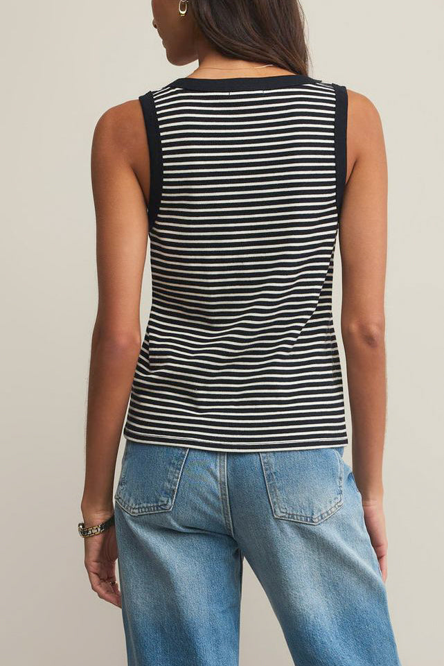 Z Supply Elin Striped Tank - Viva Diva Boutique
