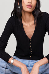 Z Supply Landa Sweater Top in Black