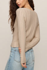 Z Supply Landa Sweater Top in Natural