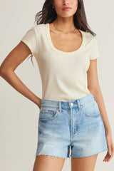 Z Supply Leisurely Tee in Cloud