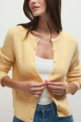 Z Supply Medina Rib Cardigan in Custard