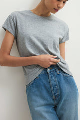 Z Supply Modern Slub Tee in Classic Heather Grey