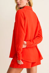 Z Supply Perfect Airy Top in Lychee - Viva Diva Boutique