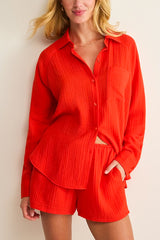 Z Supply Perfect Airy Top in Lychee - Viva Diva Boutique