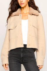 Z Supply Peyton Jacket in Soft Ecru