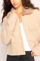 Z Supply Peyton Jacket in Soft Ecru