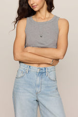 Z Supply Rowe Scoop Tank in Heather Ash