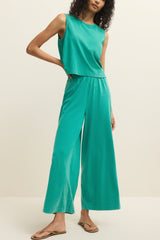 Z Supply Scout Jersey Crop Flare Pant in La Palma - Viva Diva Boutique