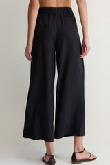 Z Supply Scout Linen Pant in Black - Viva Diva Boutique
