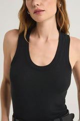 Z Supply Sirena Rib Tank in Black - Viva Diva Boutique