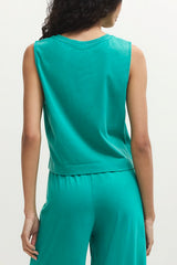 Z Supply Sloane Jersey Muscle Tank in La Palma - Viva Diva Boutique