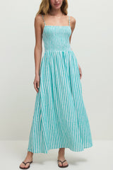 Z Supply Striped Midi Dress in La Palma - Viva Diva Boutique