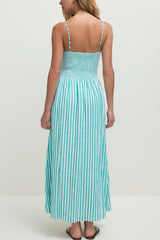 Z Supply Striped Midi Dress in La Palma - Viva Diva Boutique