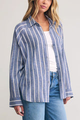 Z Supply The Perfect Line Top in True Navy - Viva Diva Boutique