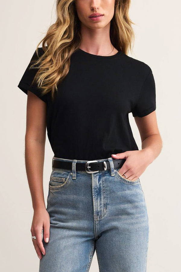 Z Supply Tourist Tee in Black - Viva Diva Boutique