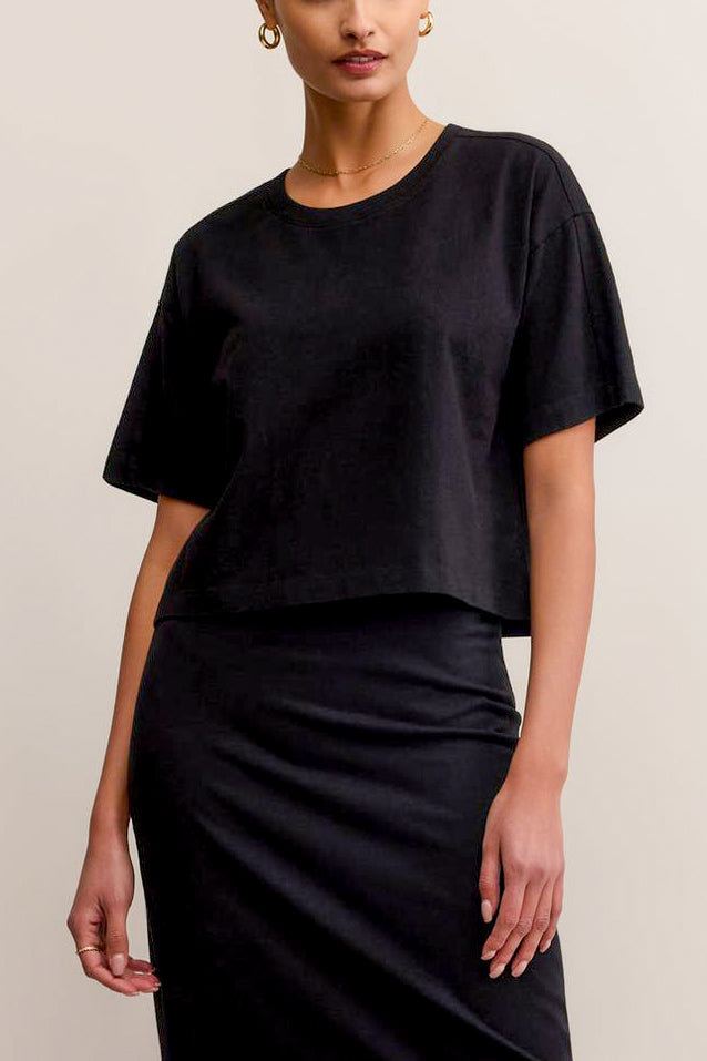 Z Supply On the Go Tee in True Black