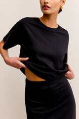 Z Supply On the Go Tee in True Black