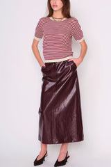 dRA Elsie Skirt in Burgundy