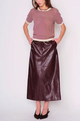 dRA Elsie Skirt in Burgundy