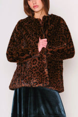 dRA Lucia Coat in Classic Leopard