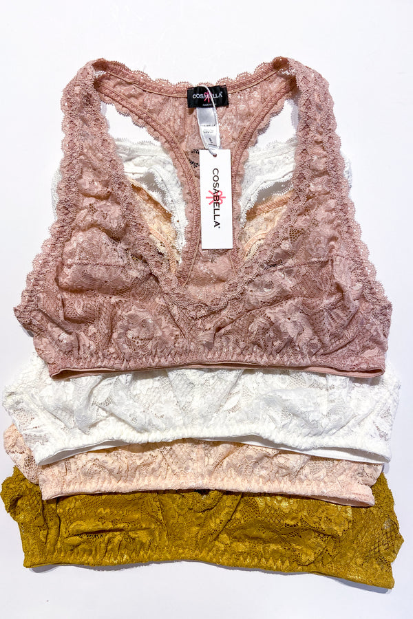 Cosabella Lace Racerback Bralette - Viva Diva Boutique